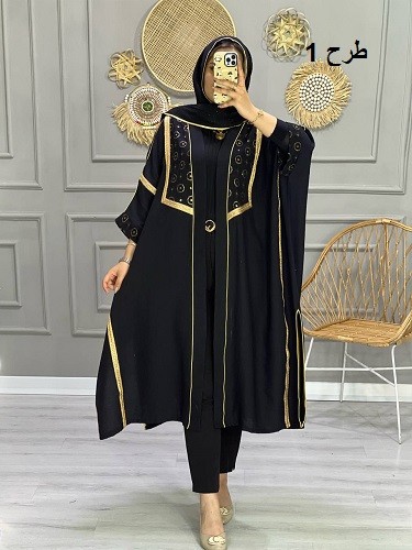 0723_عبایی مزونی خرجکار هندی