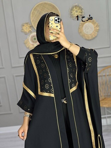 0723_عبایی مزونی خرجکار هندی