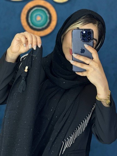 0107_شال مشکی ایوان
