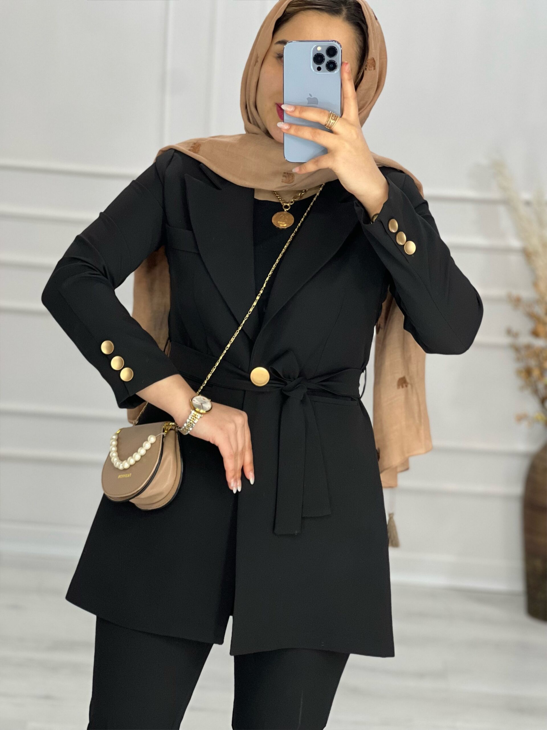 0724- کت مزونی رزگلد