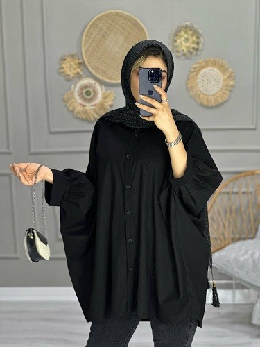 0726- مانتو پیراهنی پانچ