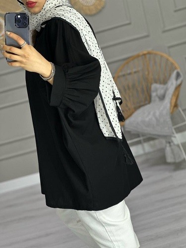 0726- مانتو پیراهنی پانچ