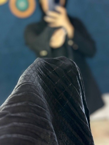 0110_شال مشکی آنیکا
