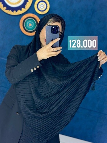 0110_شال مشکی آنیکا