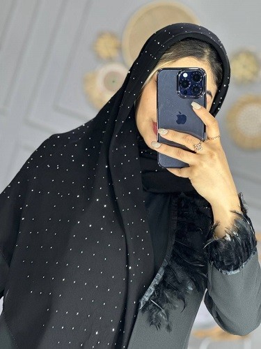 0111_روسری نگین نقره