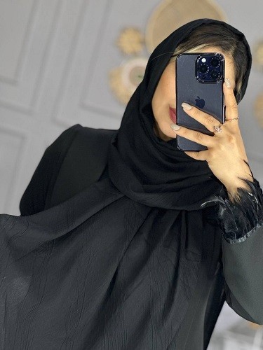 0112_شال مشکی دریا