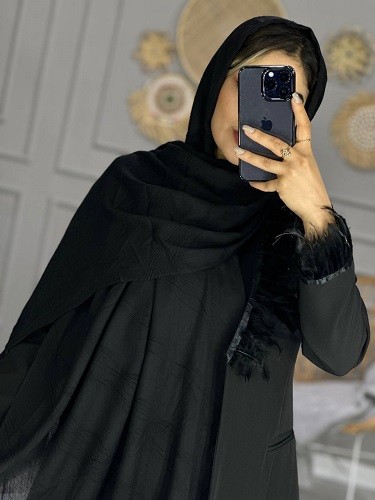 0112_شال مشکی دریا