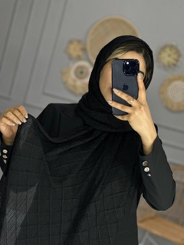 0114_شال پلیسه لوزی