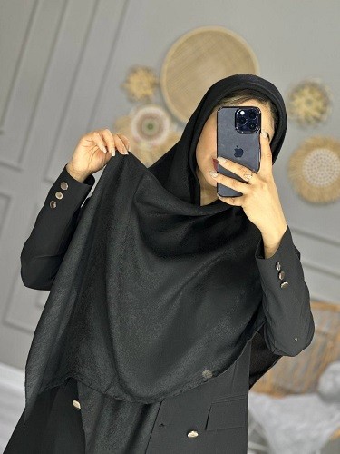 0116_روسری پتینه مشکی