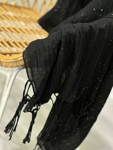 0117_شال مشکی کاترینا