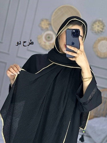 0118_شال مشکی الا