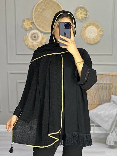 0118_شال مشکی الا