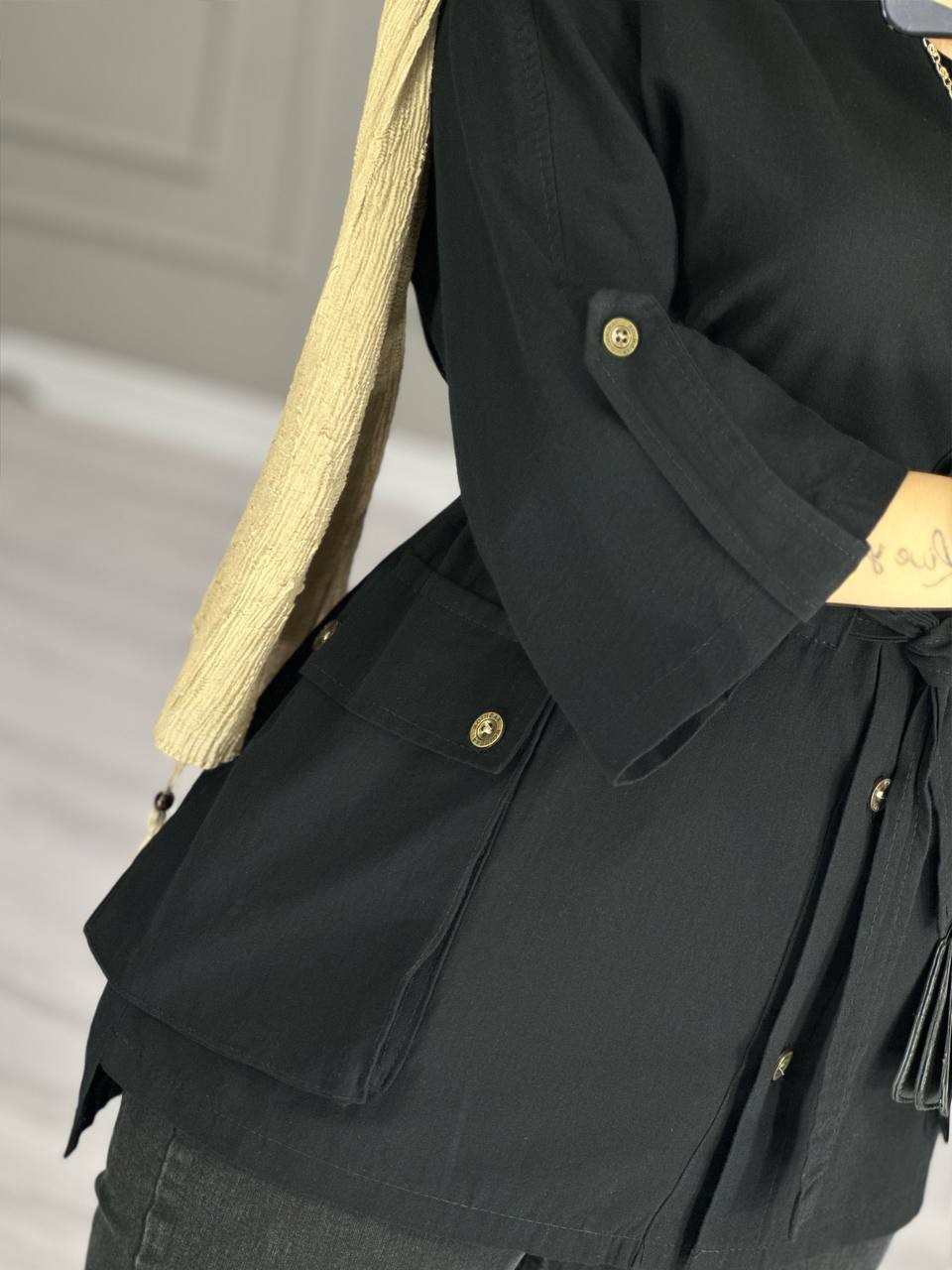 0740_مانتو لینن چاوک