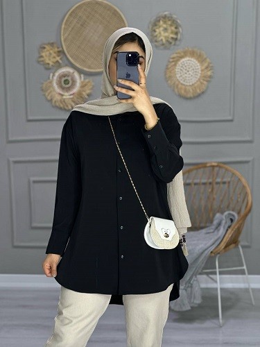 0742_مانتو کرپ الیزا