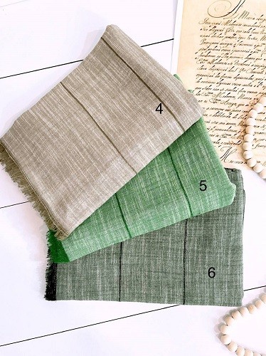 0130_شال لینن راه راه