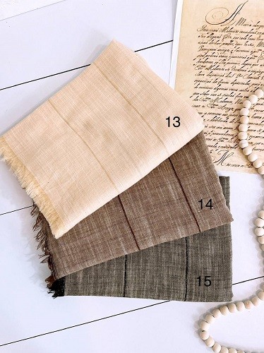 0130_شال لینن راه راه