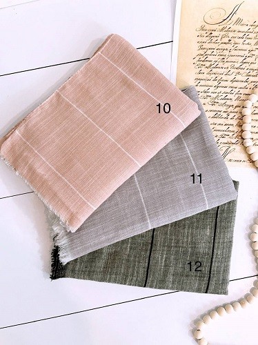 0130_شال لینن راه راه