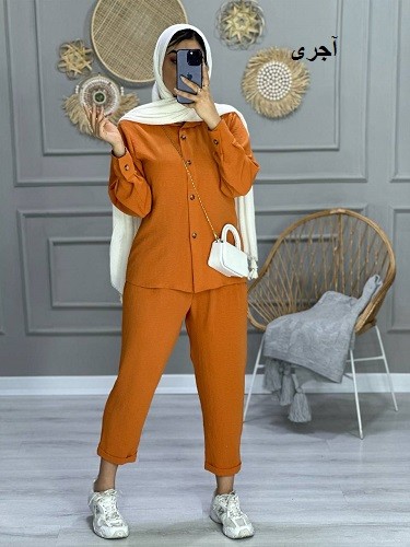 0756-ست شومیز شلوار چکاوک