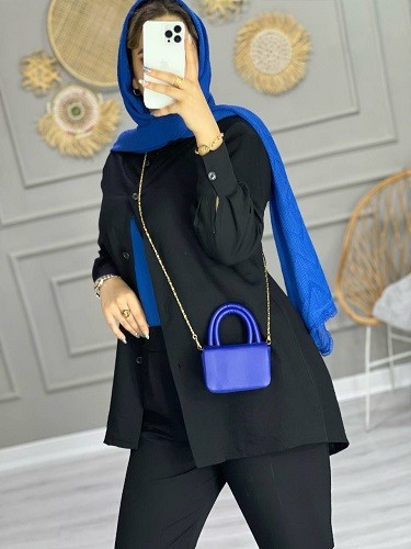 0758_ ست مانتو شلوار نارسیس