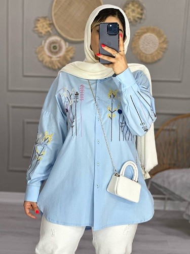 0759_ مانتو لینن قاصدک