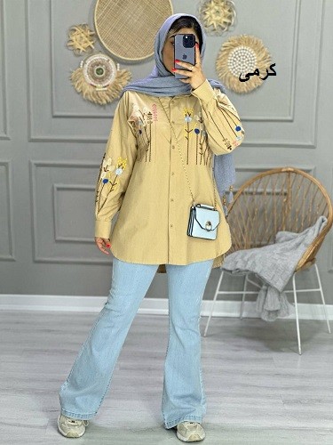 0759_ مانتو لینن قاصدک