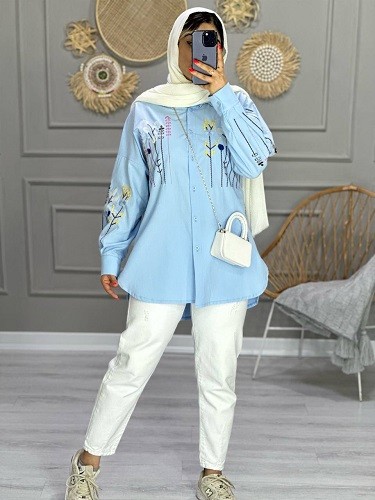 0759_ مانتو لینن قاصدک