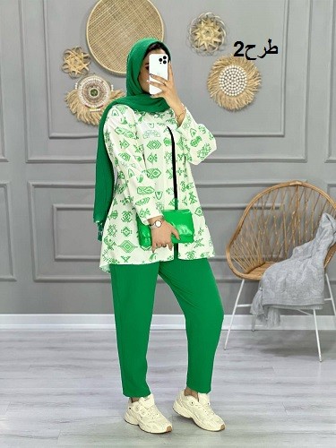 0765_ ست مانتو شلوار پونک