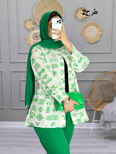 0765_ ست مانتو شلوار پونک