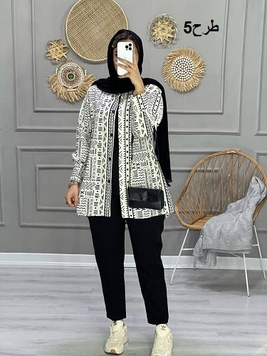 0765_ ست مانتو شلوار پونک