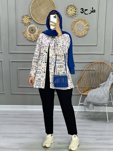 0765_ ست مانتو شلوار پونک