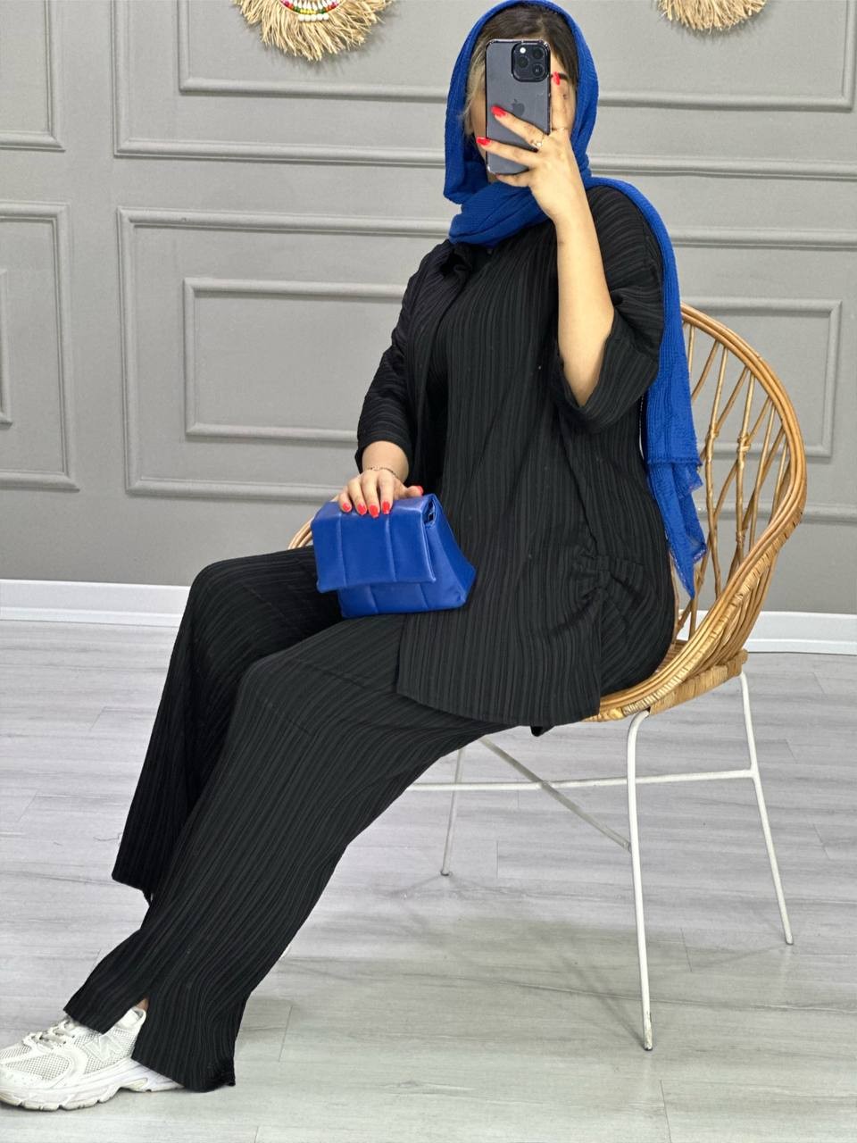 0766_ ست مانتو شلوار کراش