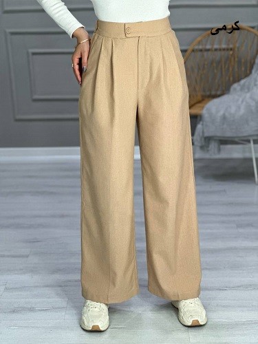 0768_ شلوار بگ لینن