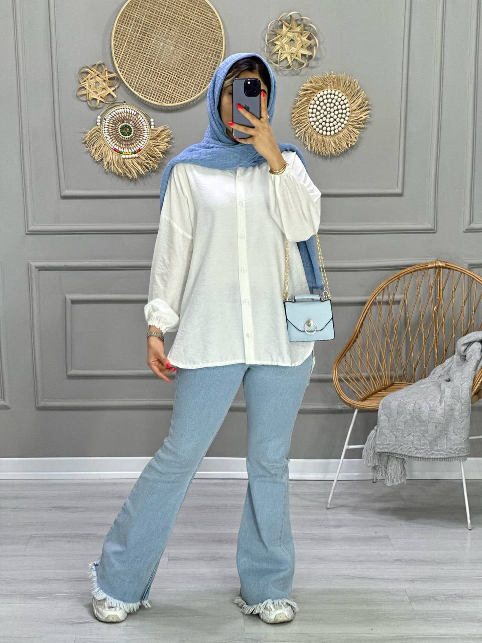 0773_ شومیز کرسپو سفید