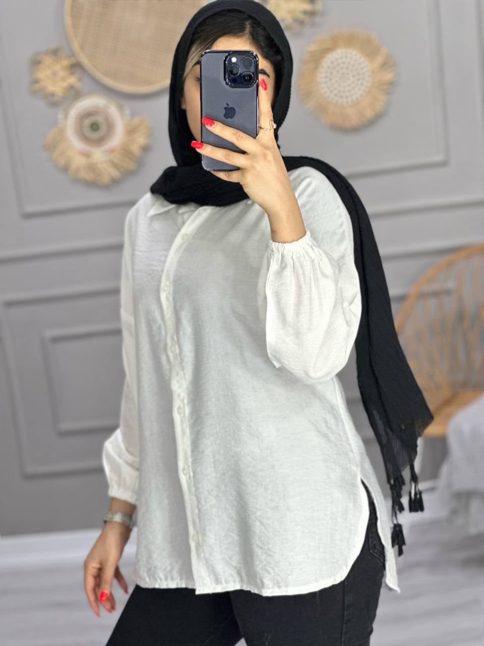 0773_ شومیز کرسپو سفید