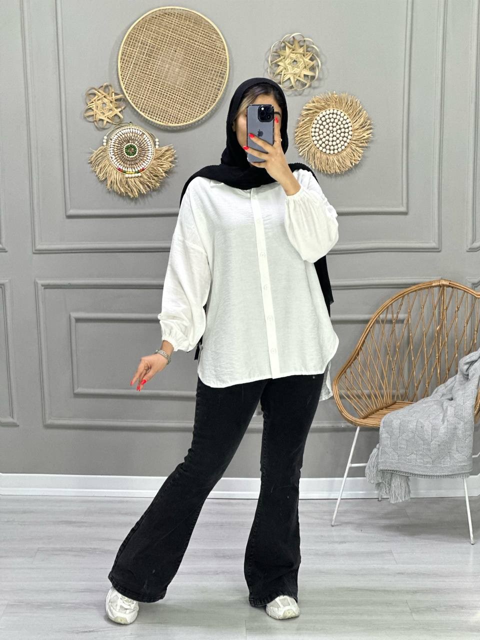 0773_ شومیز کرسپو سفید