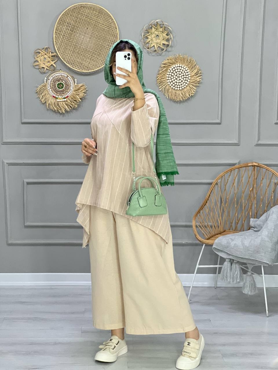 0775_ ست مانتو شلوار فافا