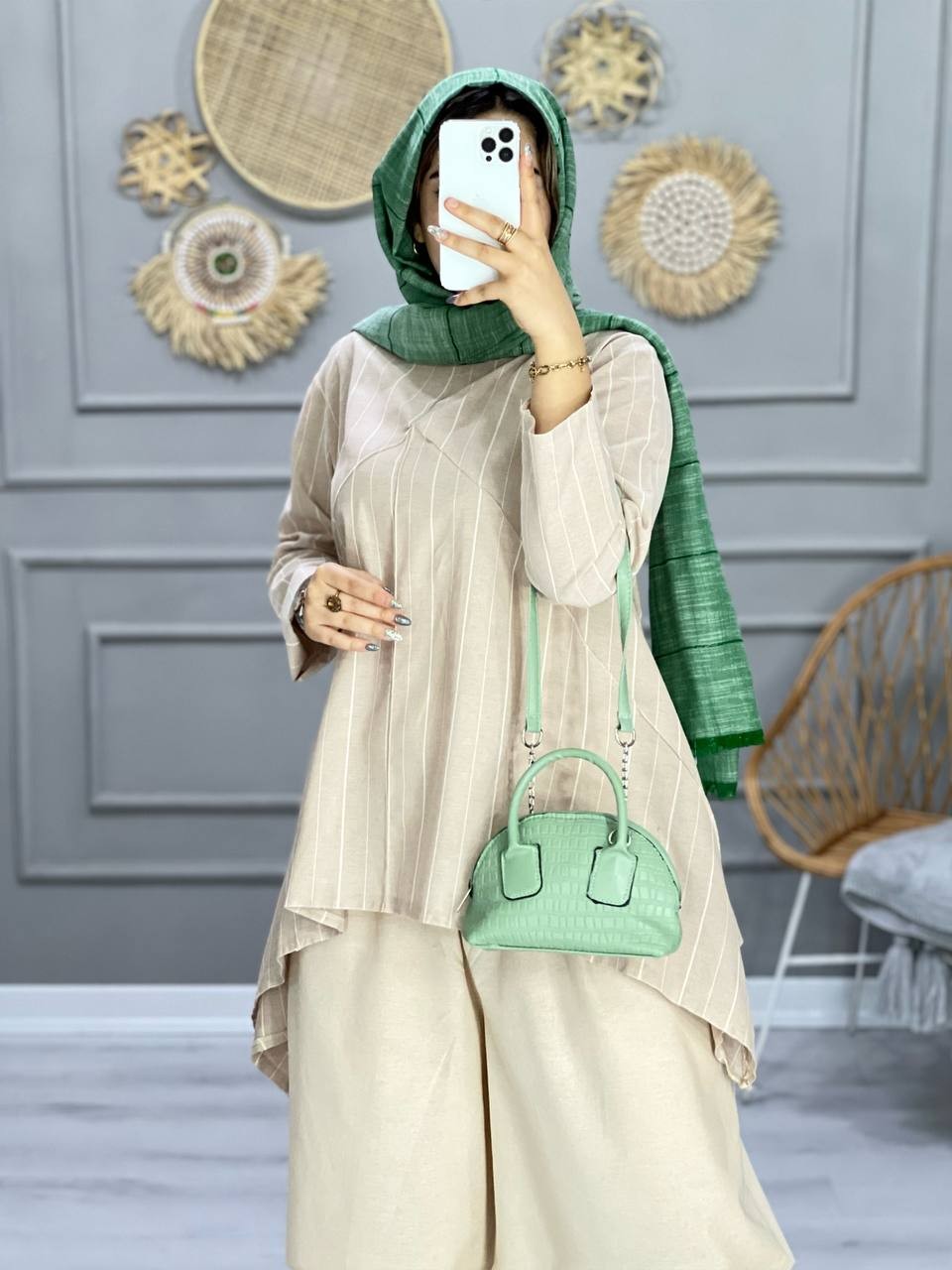 0775_ ست مانتو شلوار فافا