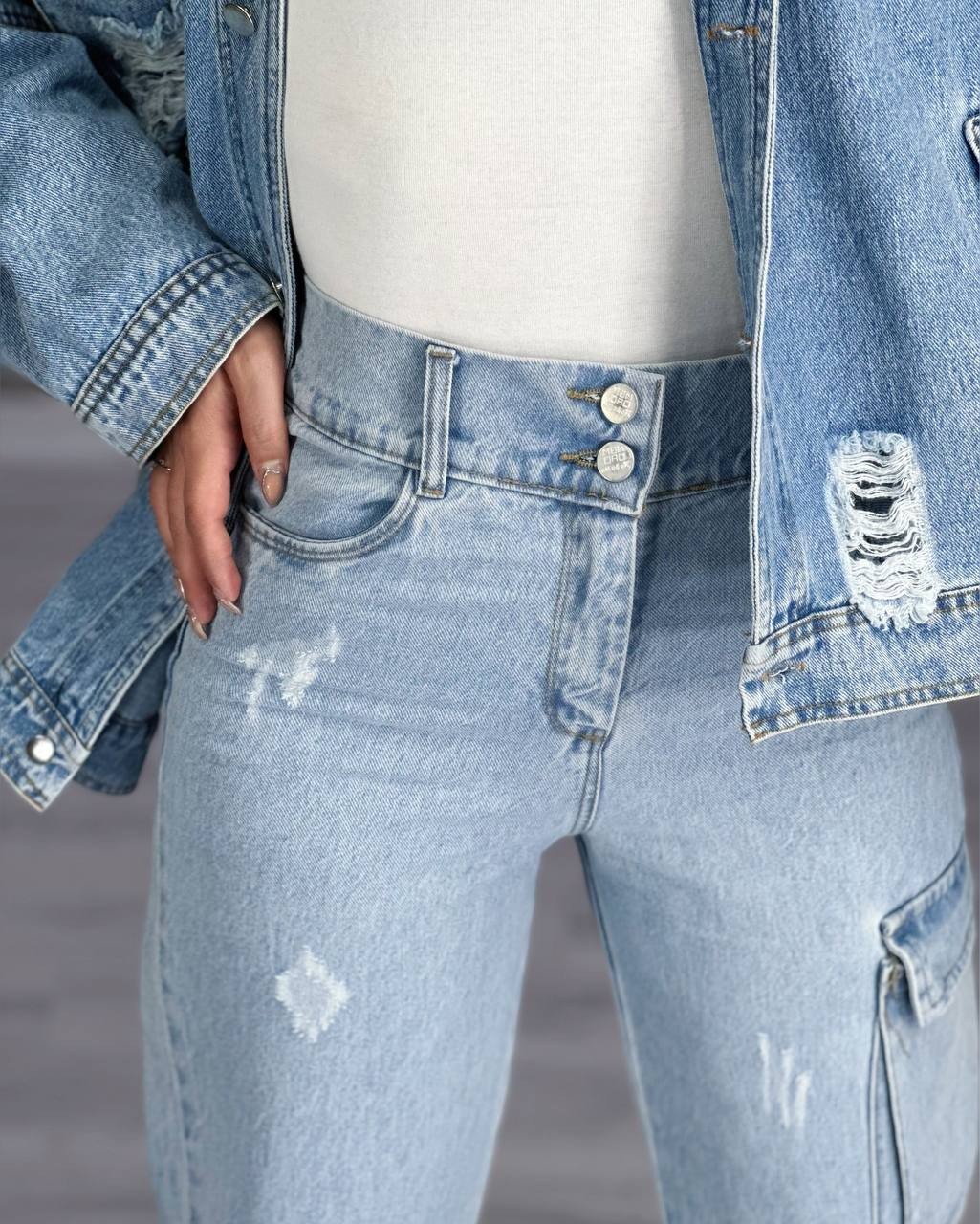 9444_شلوار جین کارگو