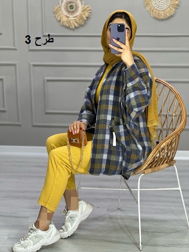 0786_شکت چهارخونه پشمی