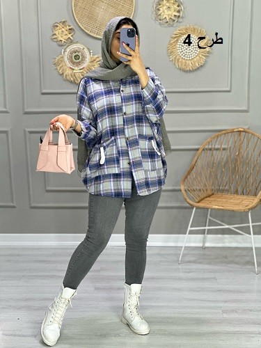 0786_شکت چهارخونه پشمی