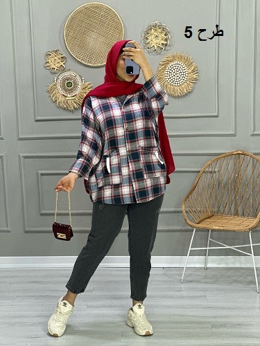 0786_شکت چهارخونه پشمی