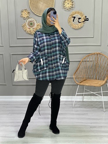 0786_شکت چهارخونه پشمی