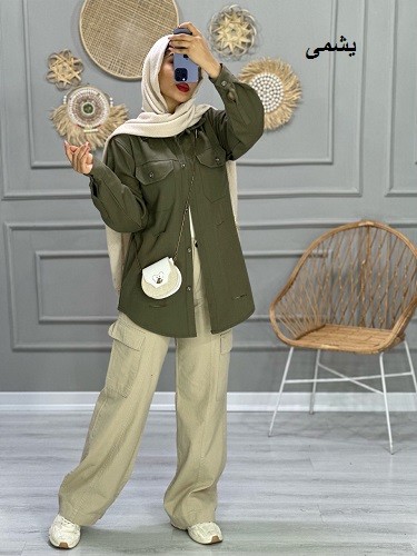 0789_مانتو پاییزی موکا