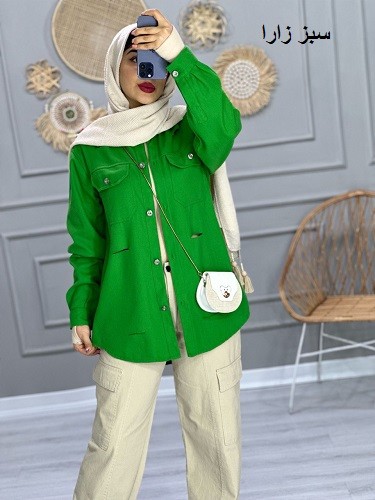 0789_مانتو پاییزی موکا