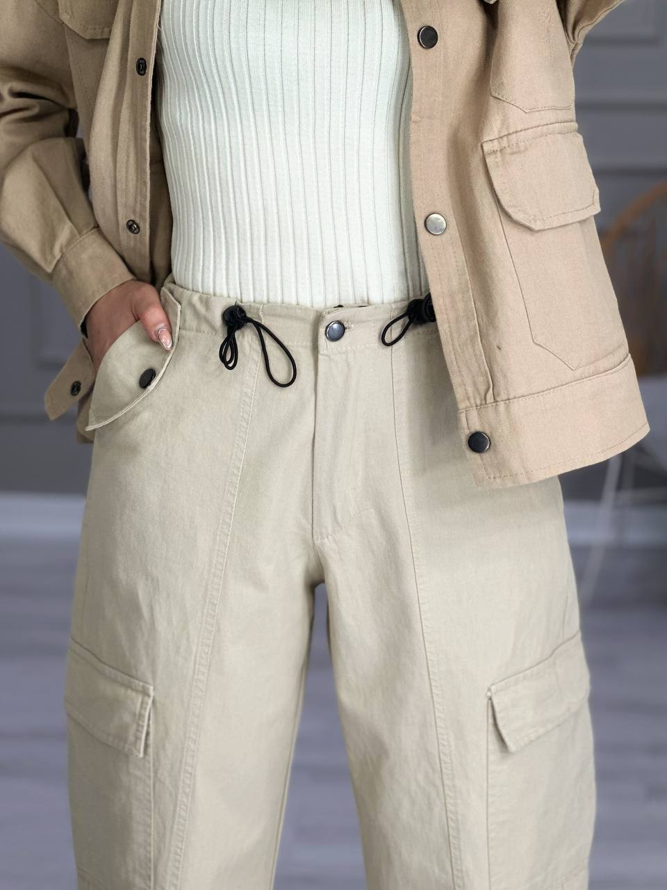 0790_شلوار کتان کارگو