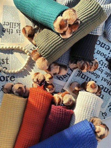 0172_شال منگوله پلنگی