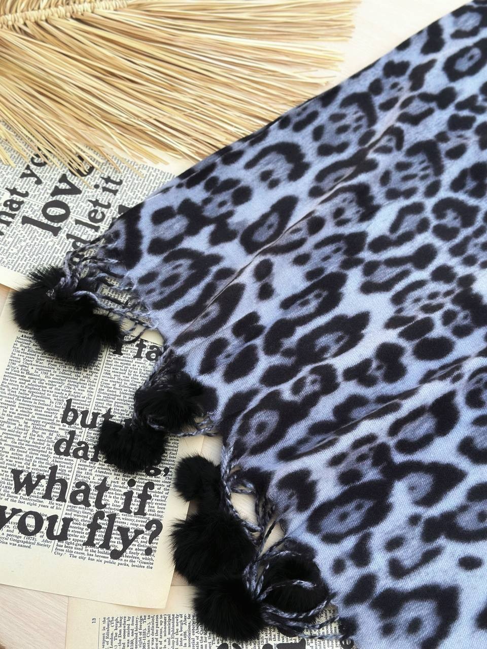 0186_شال موهر پلنگی