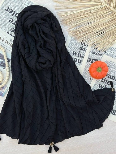 0189_شال منگوله چرم