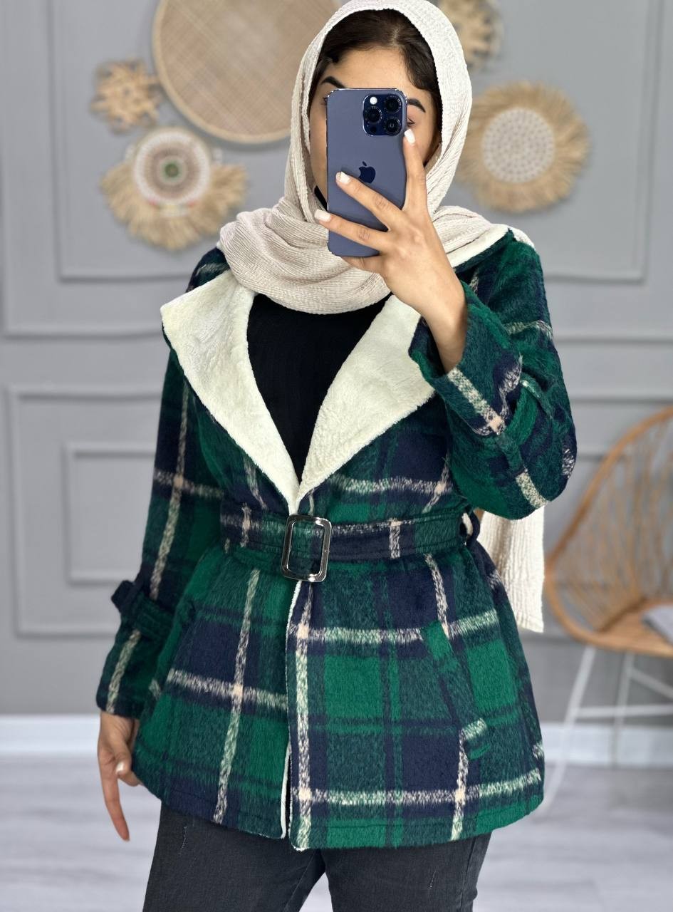 1016- پالتو یقه خز