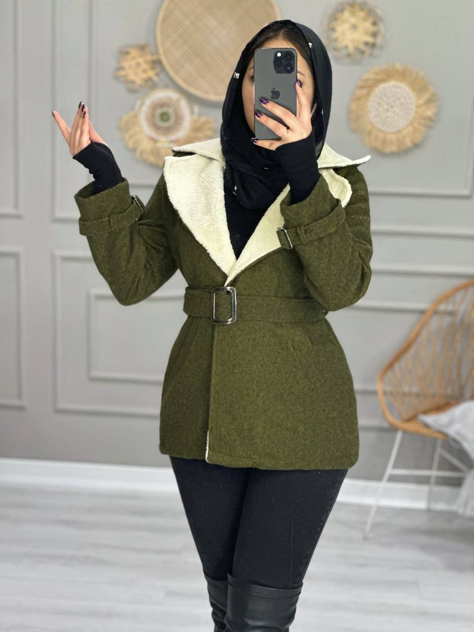 1031-پالتو فوتر هاله